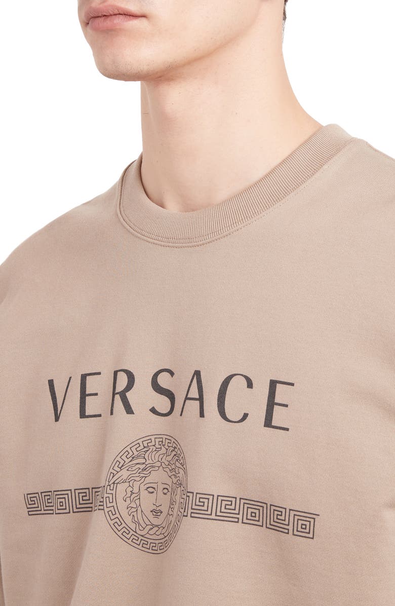 Versace Logo Sweatshirt, Alternate, color, 