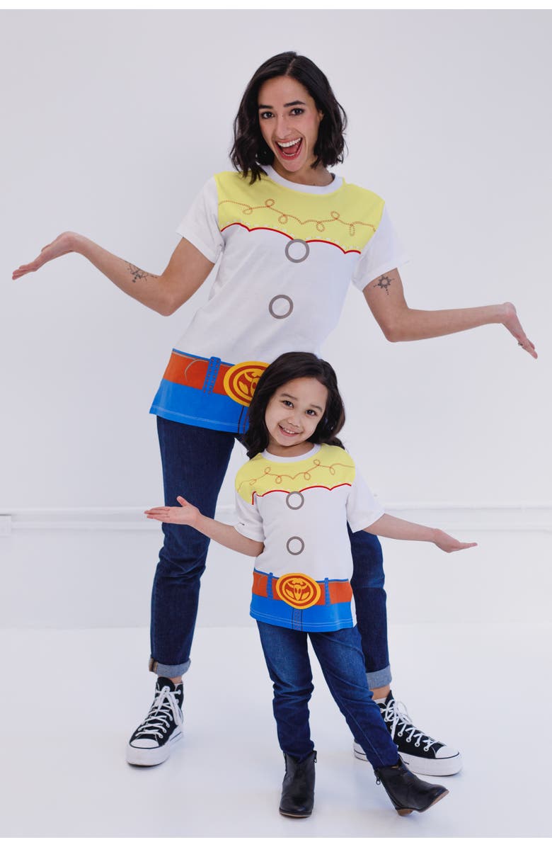 Disney Toy Story Cosplay Short Sleeve T-Shirt, Alternate, color, Jessie Cowgirl White
