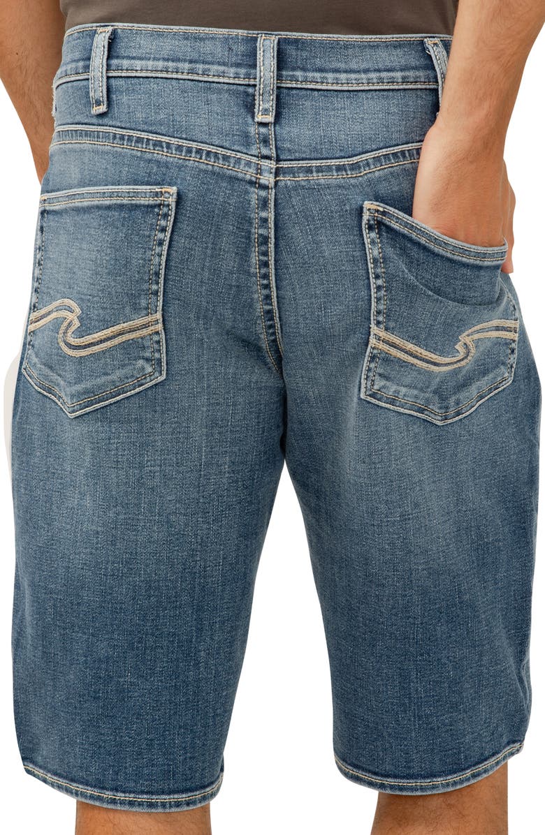 Silver Jeans Co. Gordie Relaxed Fit Denim Shorts, Alternate, color, Indigo