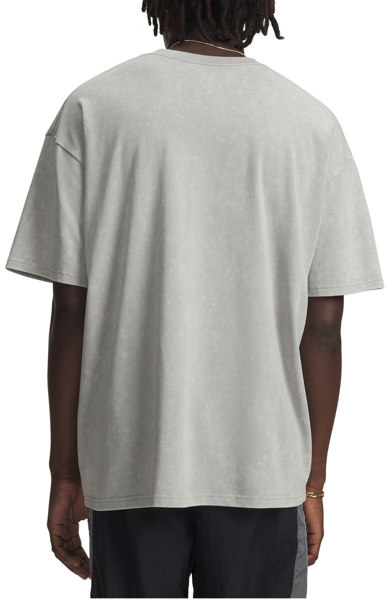 Under Armour UA Logo Patch Oversize T-Shirt, Alternate, color, Titanium