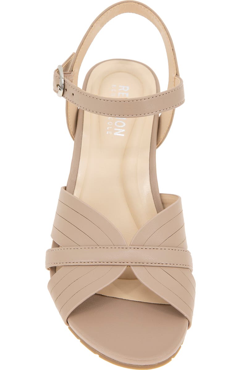Reaction Kenneth Cole Gomi Wedge Sandal, Alternate, color, Chai
