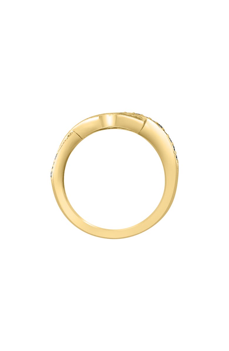 EFFY Diamond Trim Twist Band Ring - 0.18 ctw., Alternate, color,