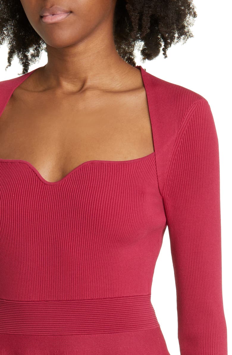 Ted Baker London Viennia Long Sleeve Sweater Dress, Alternate, color, 