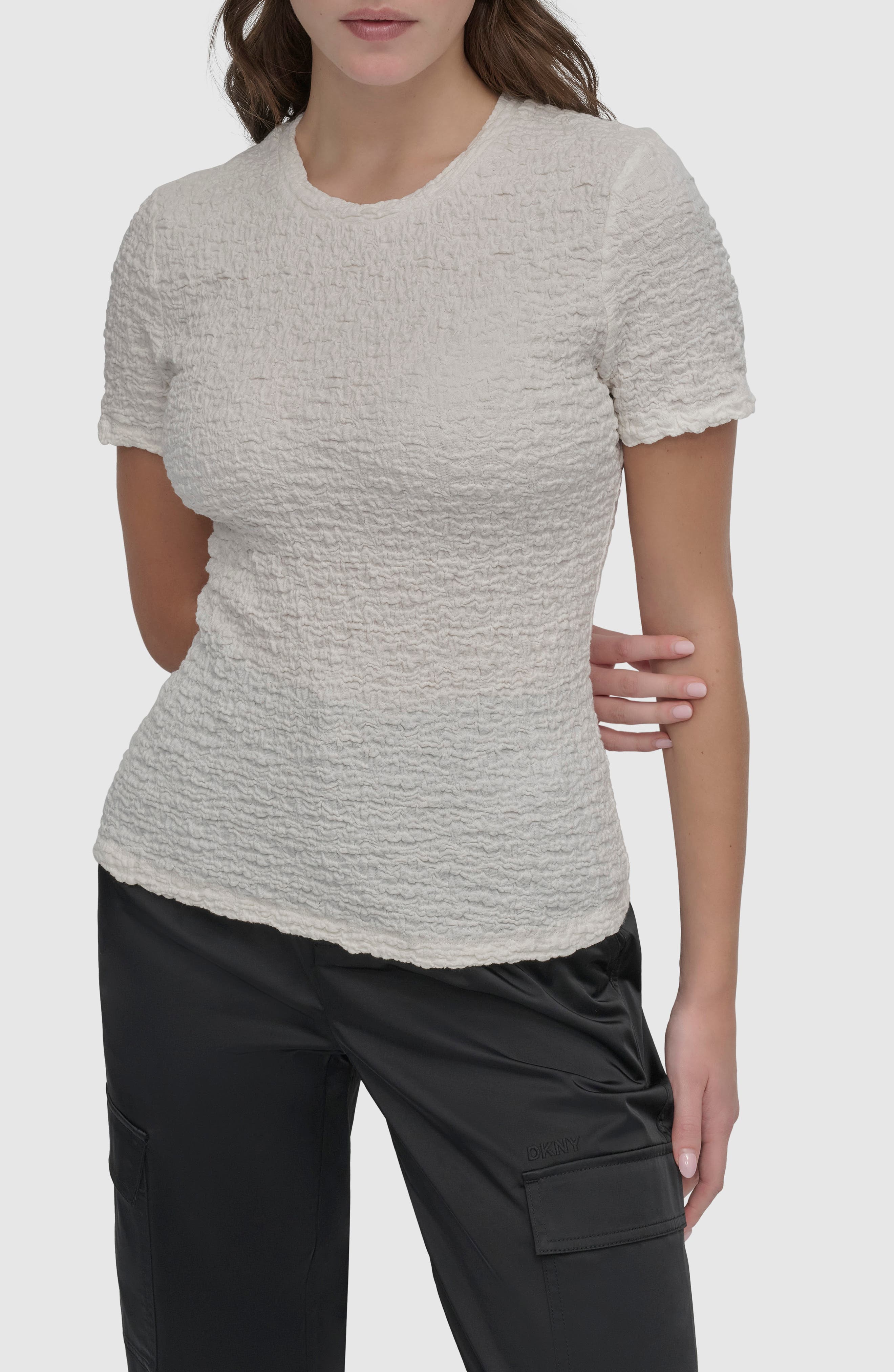 DKNY Textured T-Shirt