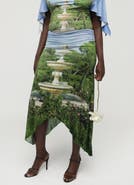 Tyler McGillivary Ursula Fountain Jersey Convertible Tube Dress