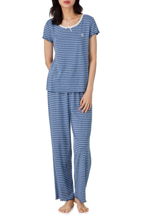 Monogram Crop Pajamas