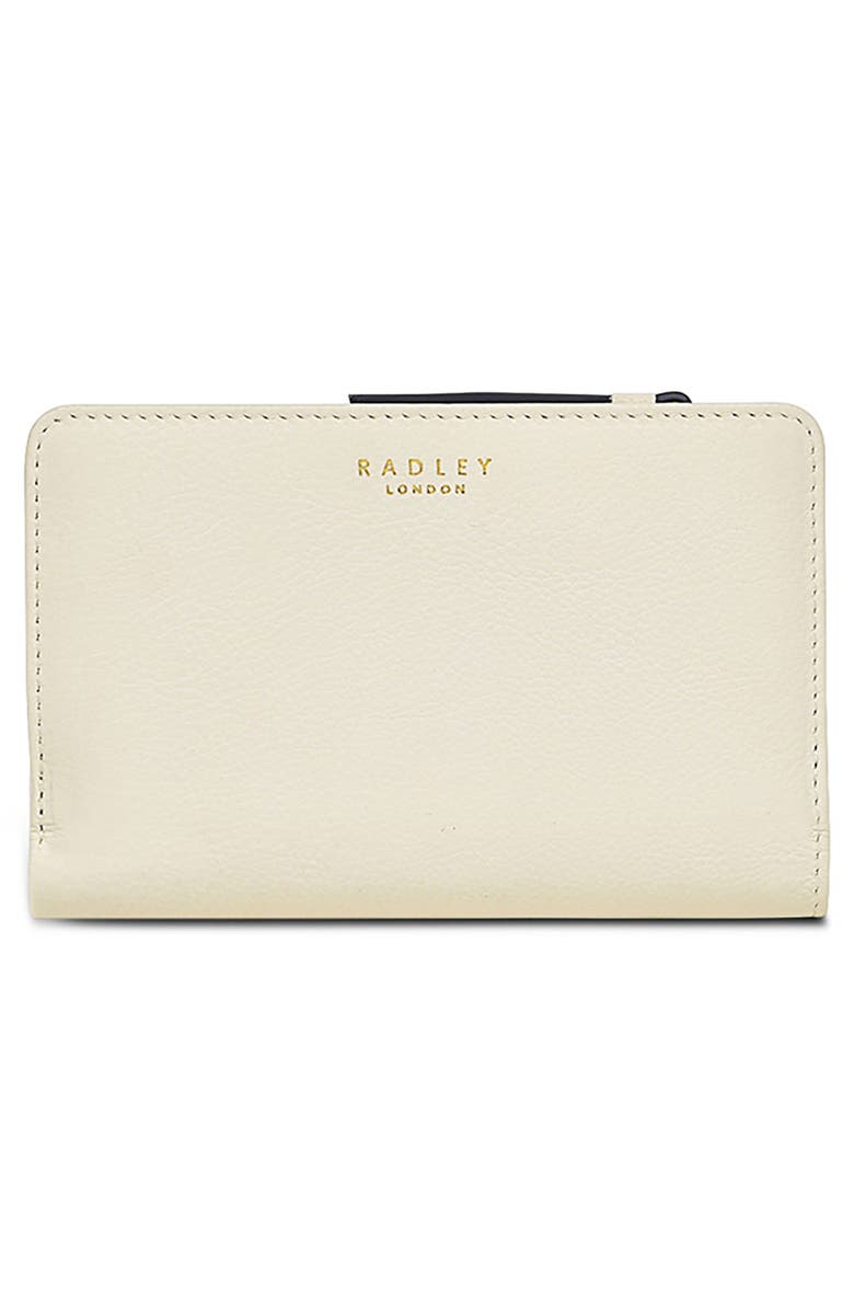 Radley Sail Away Medium Bifold Leather Wallet, Alternate, color, Chalk