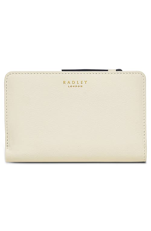 Radley Sail Away Medium Bifold Leather Wallet In Chalk