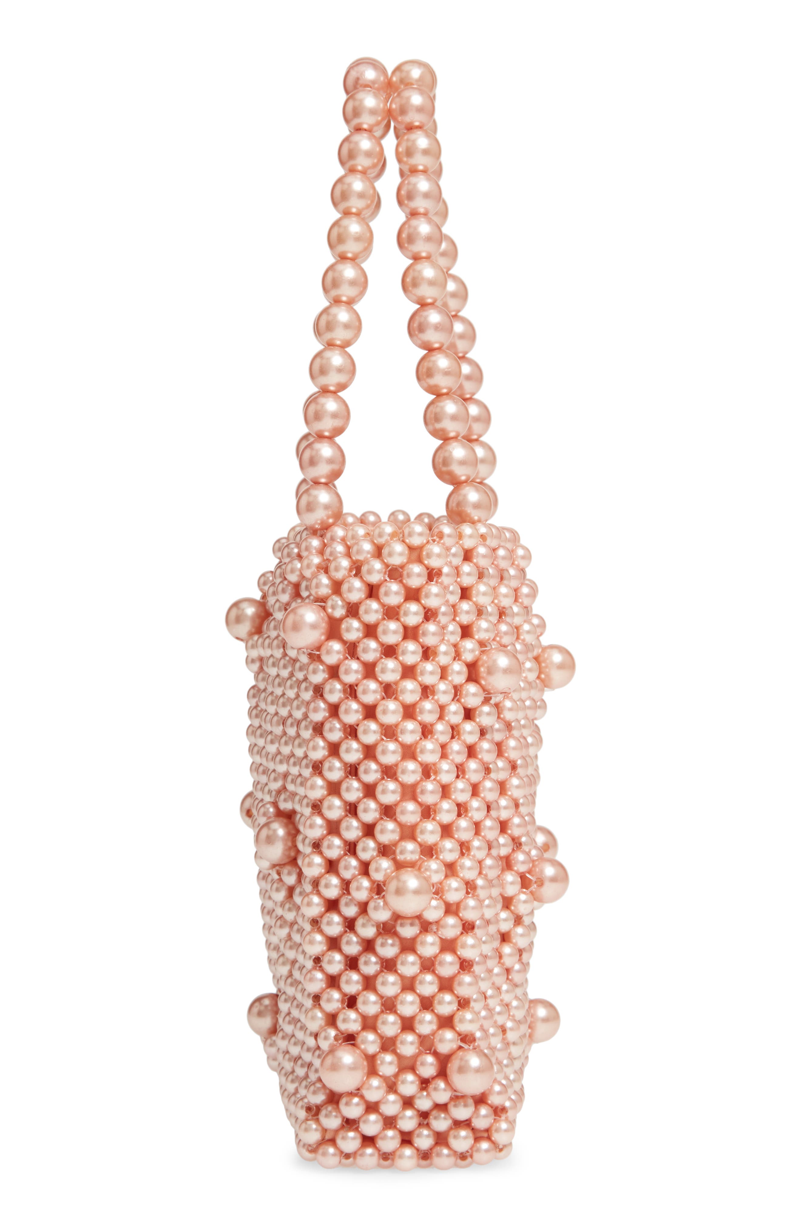 Rachel Parcell Mini Beaded Top Handle Bag, Alternate, color, 