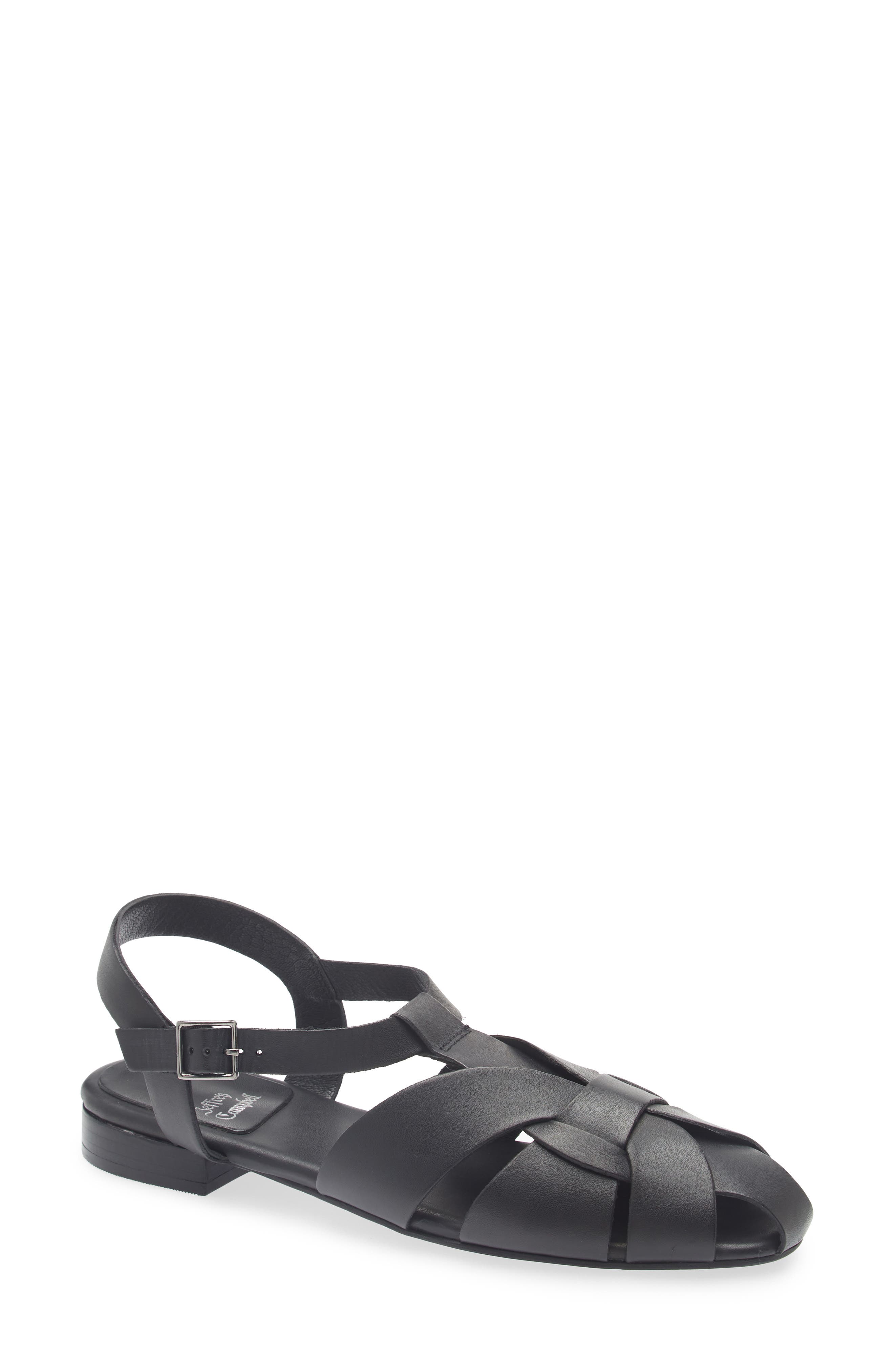 Jeffrey Campbell Reverie Slingback Sandal, Main, color, Black