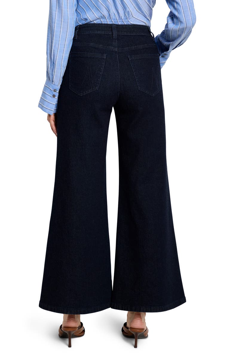 NIC+ZOE Joyride Ankle Boot Flare Leg Jeans, Alternate, color, Night