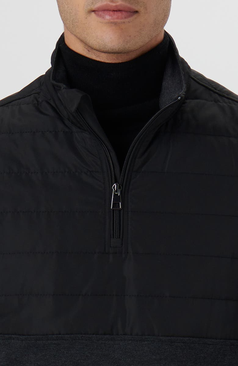 Bugatchi Quarter Zip Pullover, Alternate, color, 