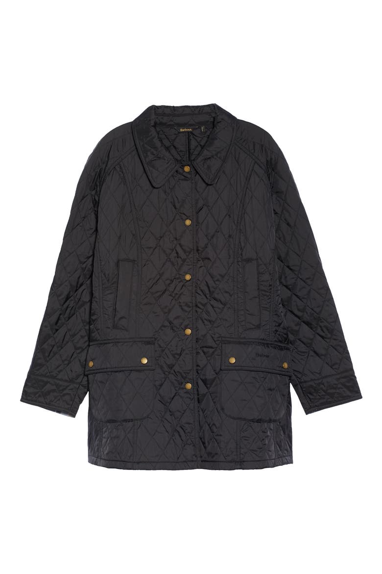 Beadnell Summer Quilted Jacket, Alternate, color, BLACK