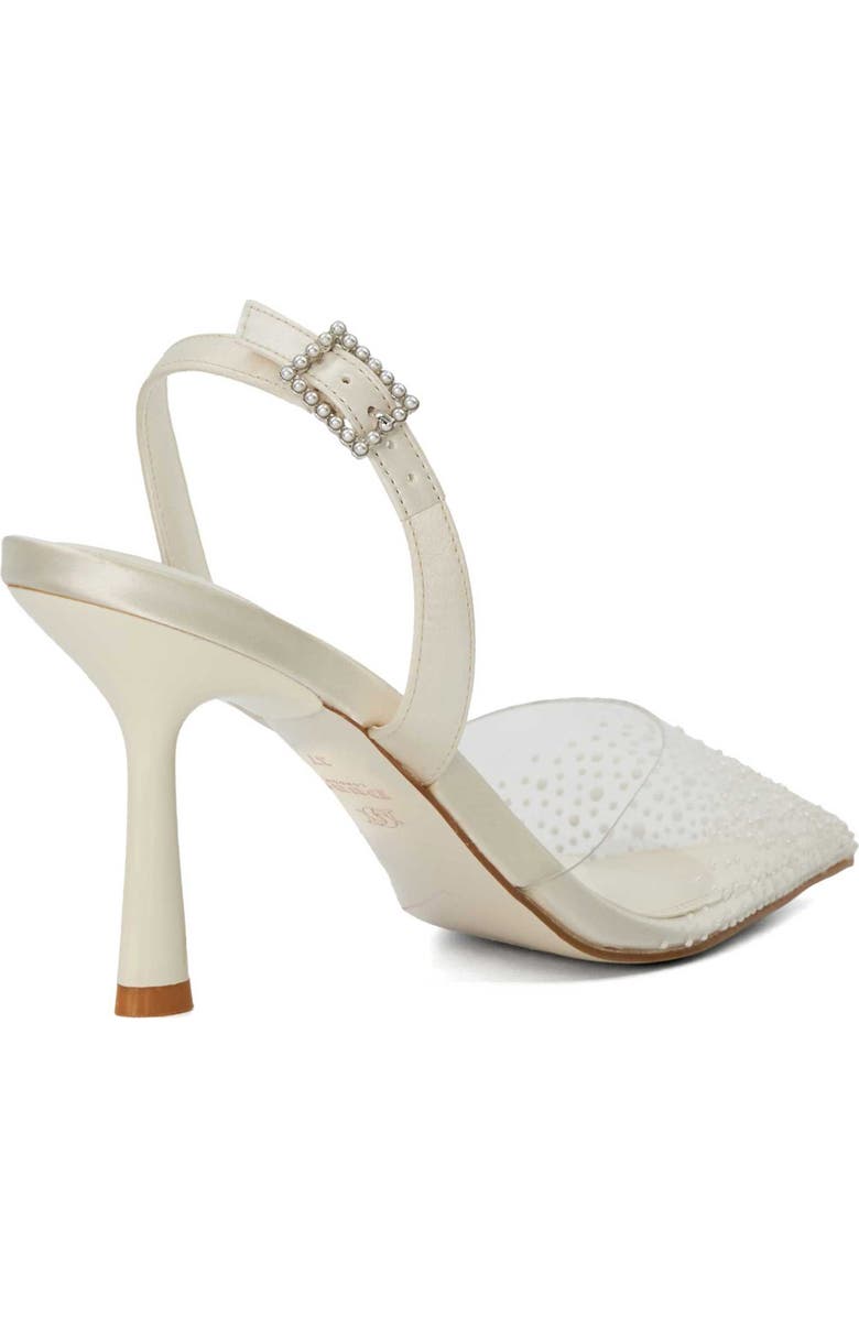 Dune London Divinely Pointed Toe Pump, Alternate, color, Ivory-Synthetic