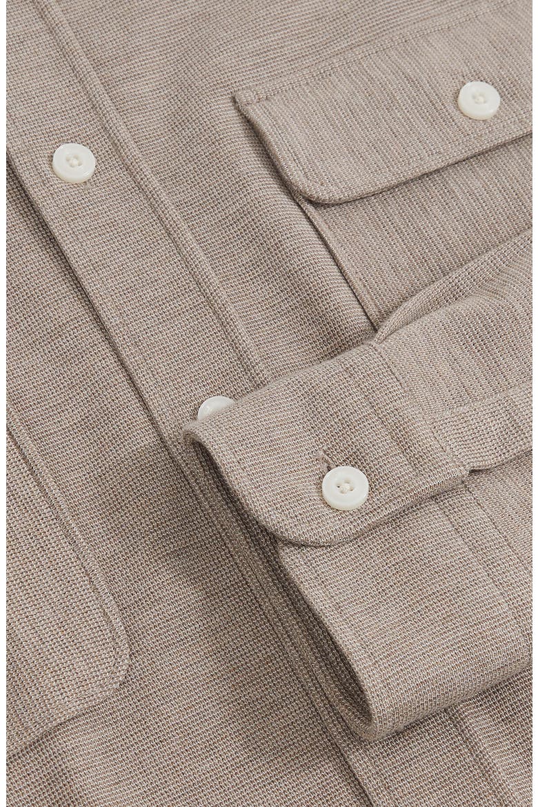Forsithe Textured Overshirt, Alternate, color, OATMEAL BROWN