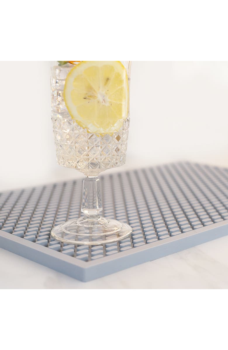 A Bar Above Grey Silicone Bar Mat, 12x18", Alternate, color, Grey