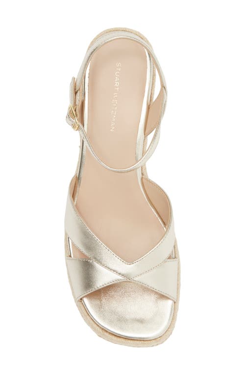 Shop Stuart Weitzman Miami Espadrille Wedge Sandal