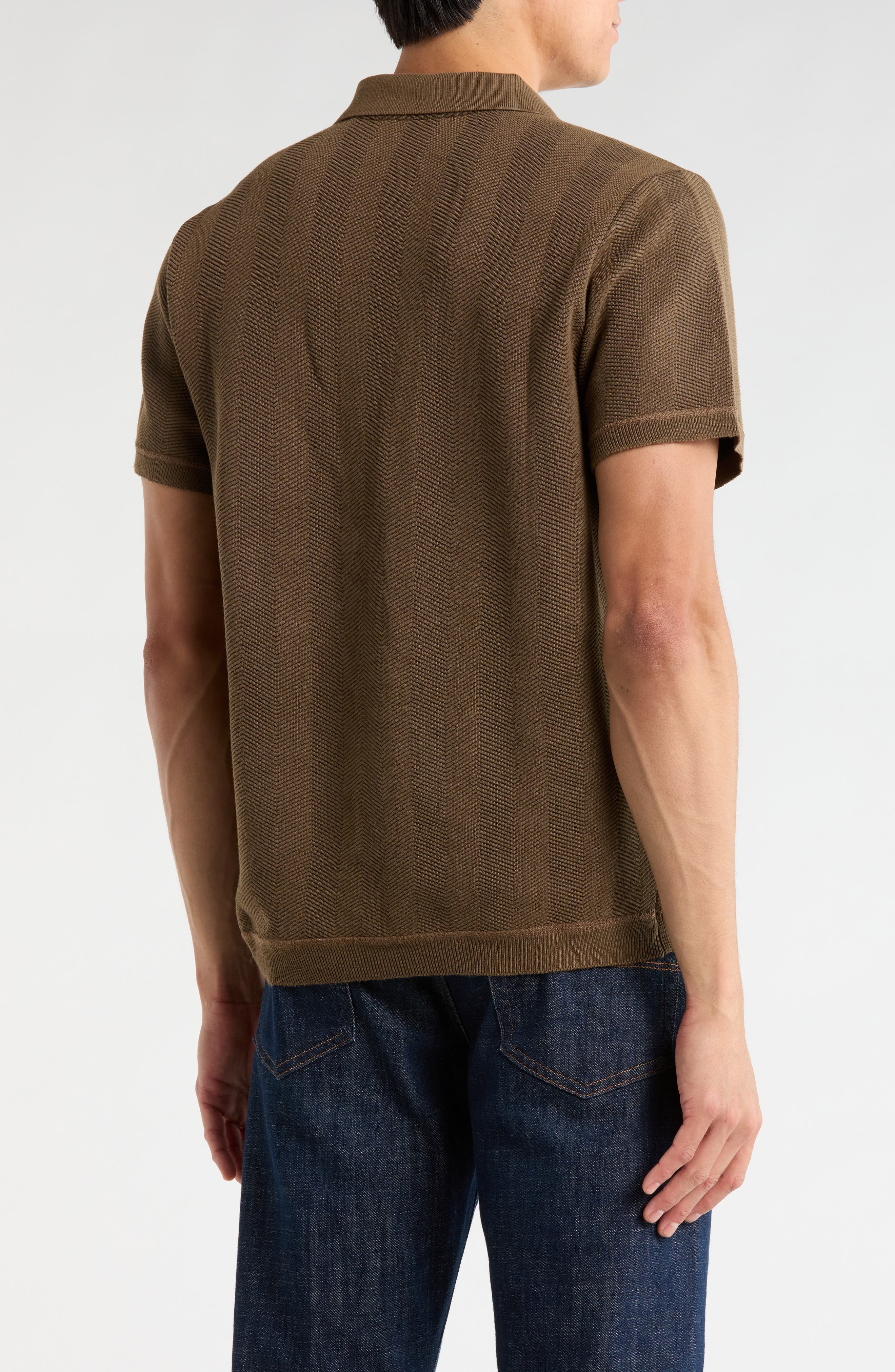 Webrews Johnny Collar Knit Polo - image 2