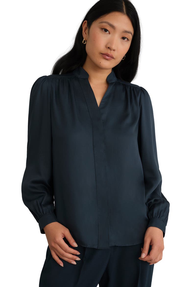 Gwen Blouse, Main, color, Slate Blue