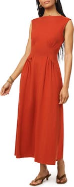 Scotch & Soda Boat Neck Sleeveless Dress