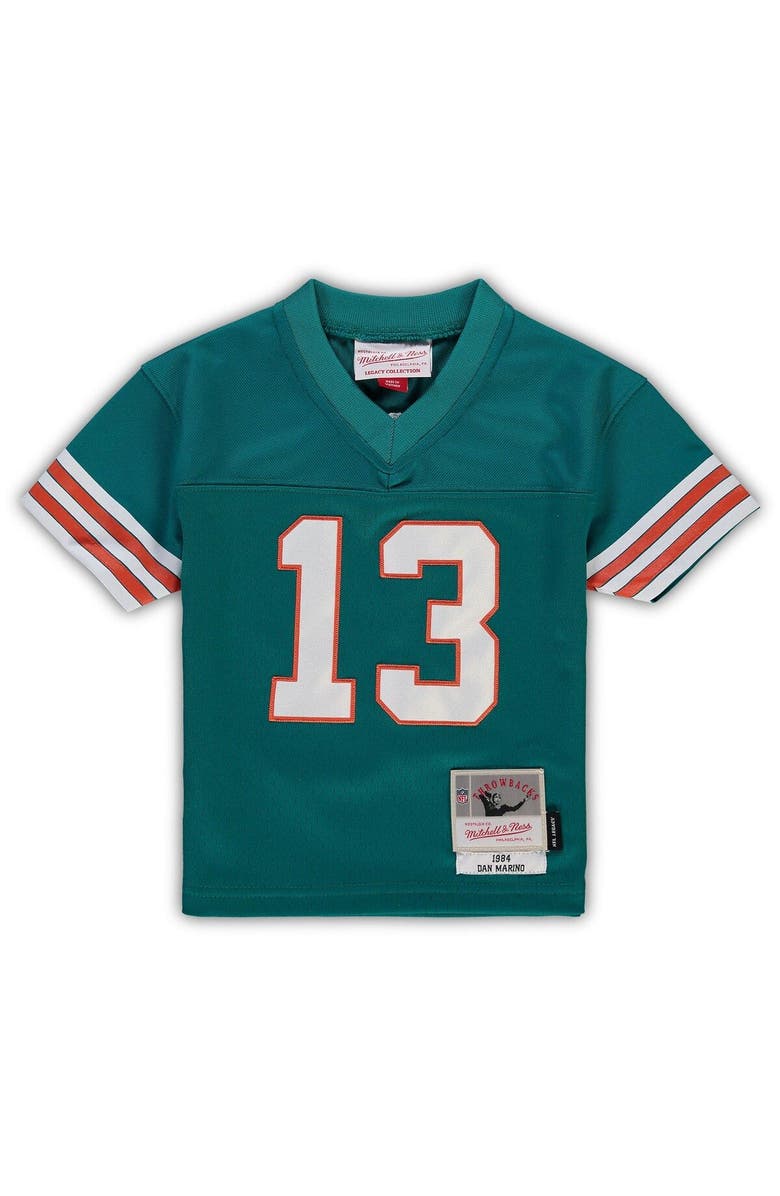Mitchell & Ness Toddler Mitchell & Ness Dan Marino Aqua Miami Dolphins 1984 Retired Legacy Jersey, Alternate, color, Aqua