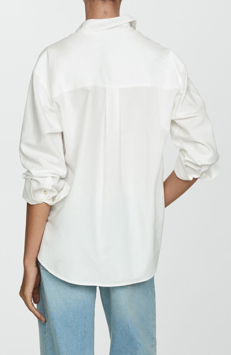 MANGO Cotton Button-Up Shirt, Alternate, color,