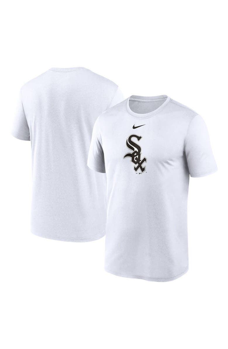 Nike Men's Nike White Chicago White Sox Legend Fuse Large Logo Performance T-Shirt, Alternate, color, White