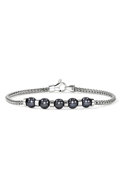 JH Essential Grey Pearl Bracelet, 2.5mm