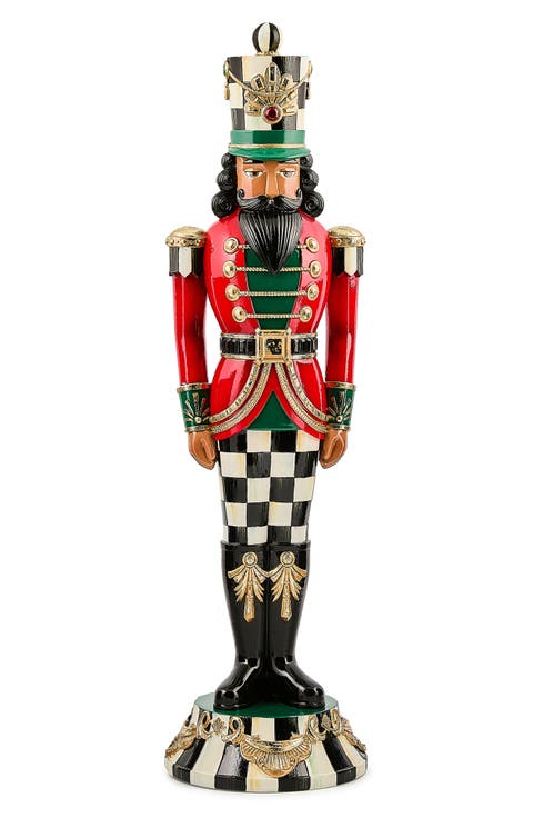 Courtly Check Nutcracker Figurine