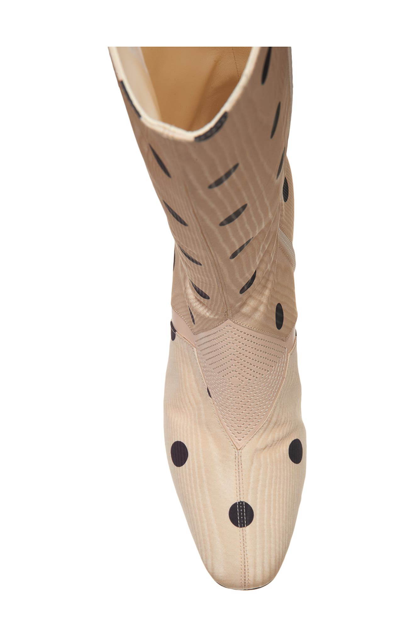 Valentino Garavani Equivogue Polka Dot Boot, Alternate, color, 