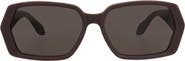 Alaïa 60mm Novelty Rectangular Sunglasses
