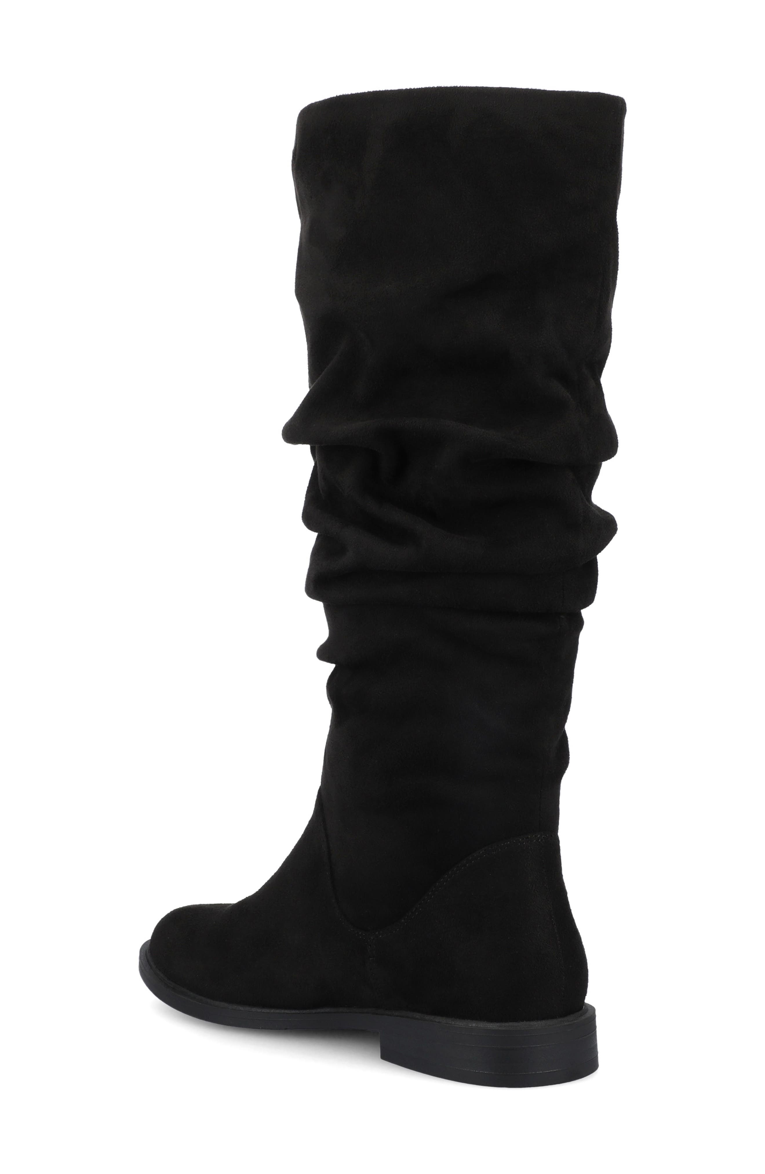 Pennie Knee High Boot, Alternate, color, BLACK SUEDE