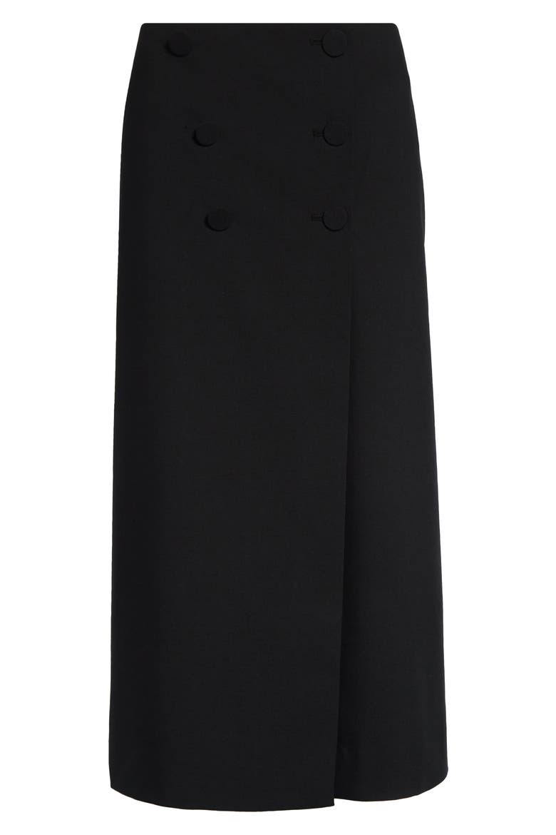 Febe Tuxedo Pencil Skirt, Alternate, color, BLACK