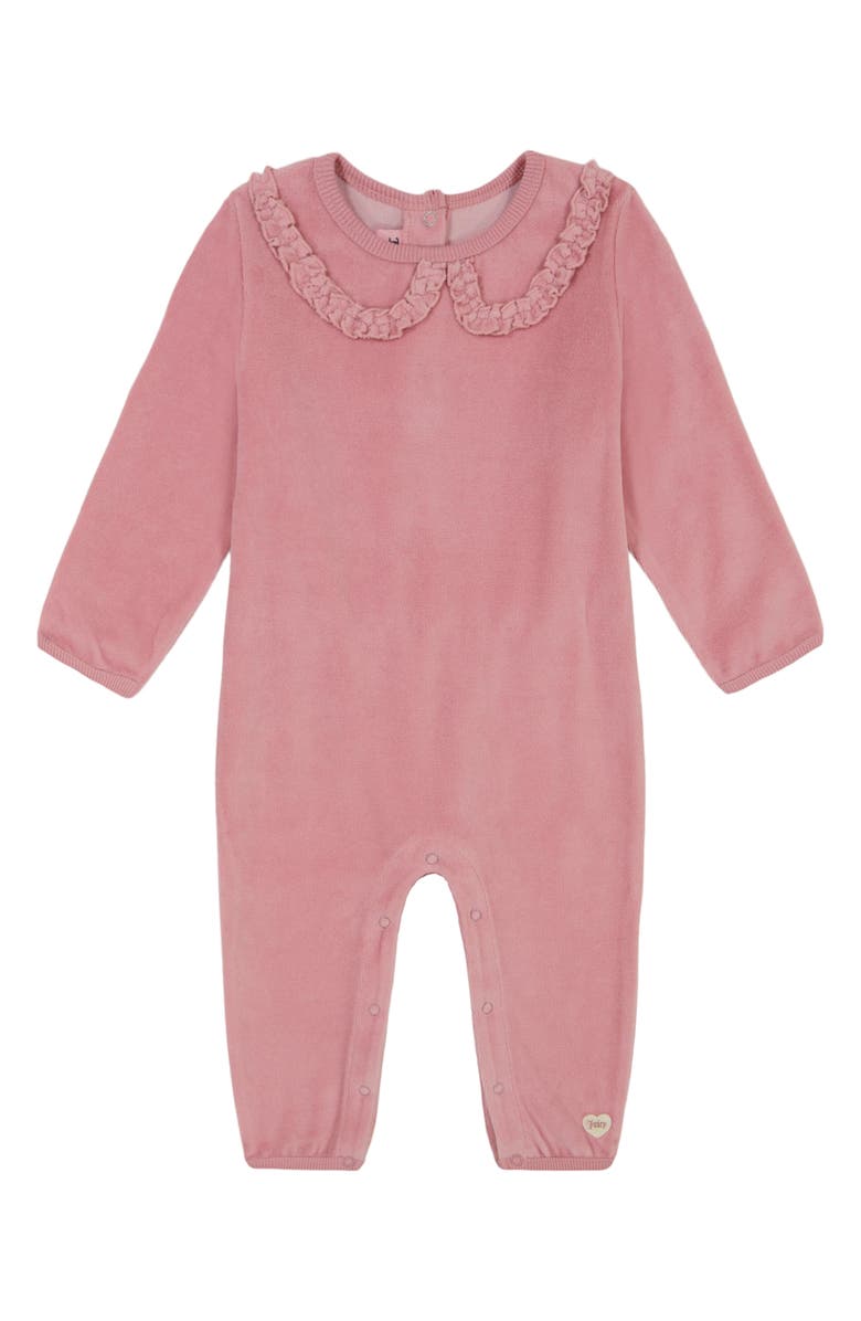 Juicy Couture Ruffle Collar Coverall, Main, color,