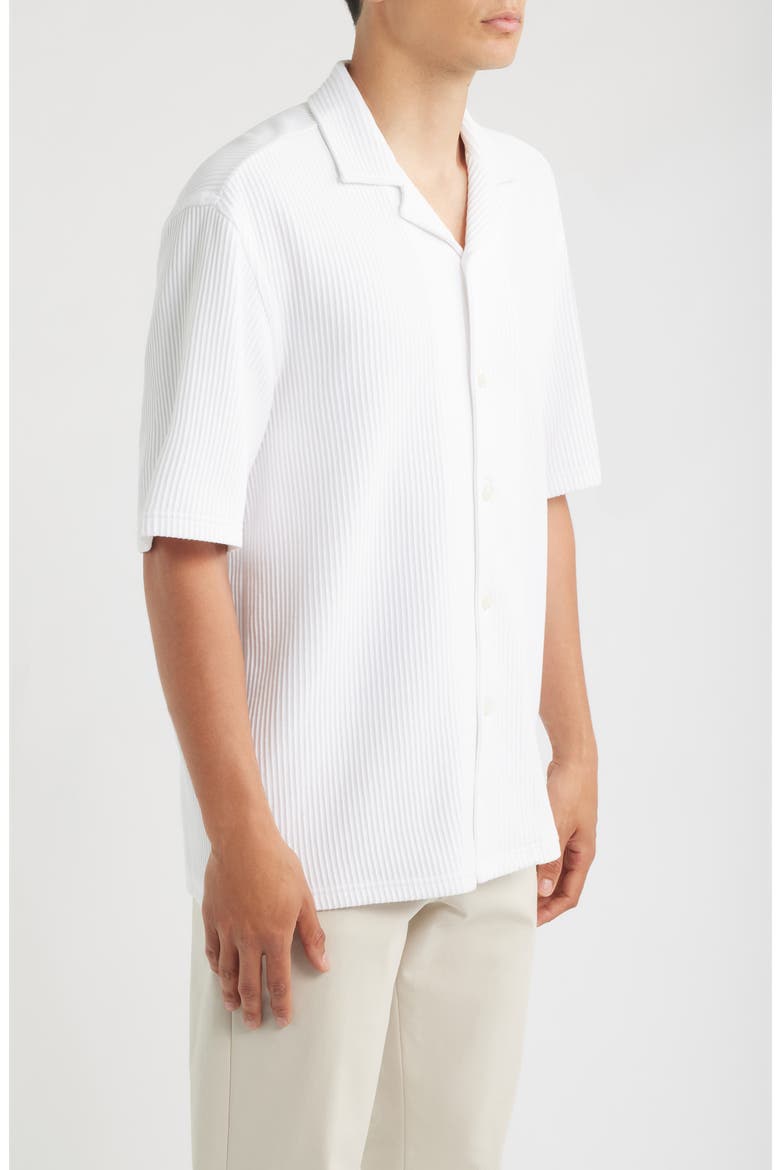 Lars Relaxed Fit Camp Shirt, Alternate, color, WHITE