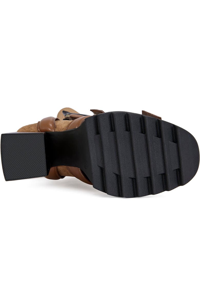 AZALEA WANG Thierry Block Bootie, Alternate, color, Tan