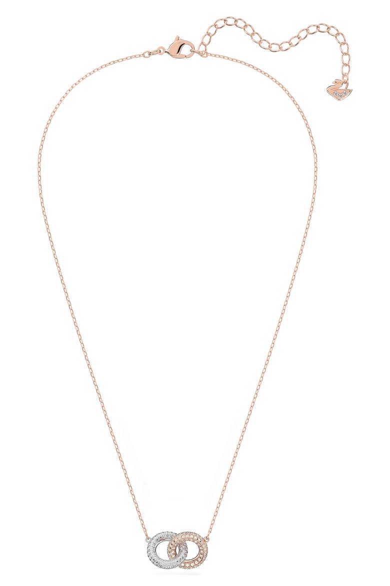 Dextera Stone Necklace, Alternate, color, WHITE/ SILVER