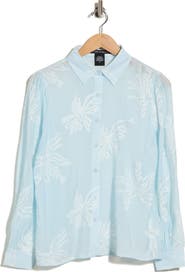 Forgotten Grace Embroidered Long Sleeve Button Shirt