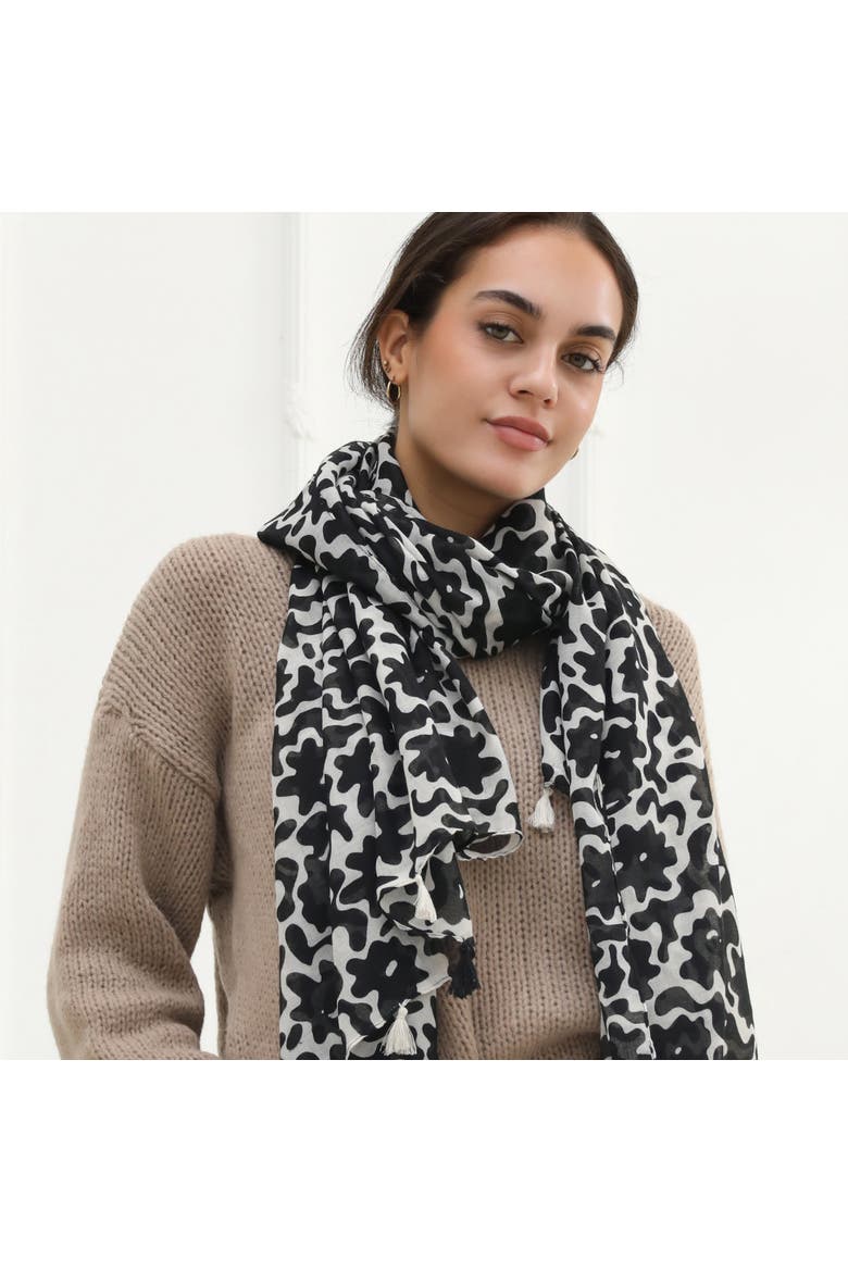 The Georgie Scarf, Alternate, color, Black