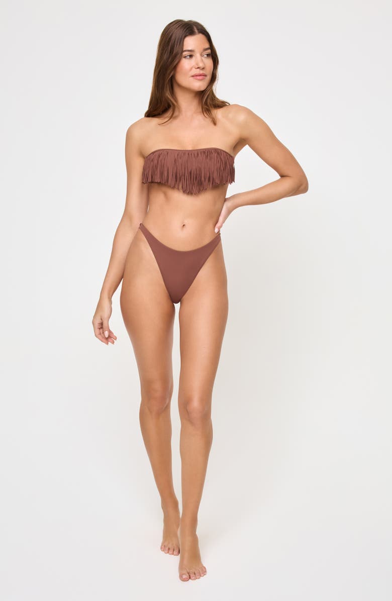 LSPACE Leilani Bikini Bottoms, Alternate, color, Cafe