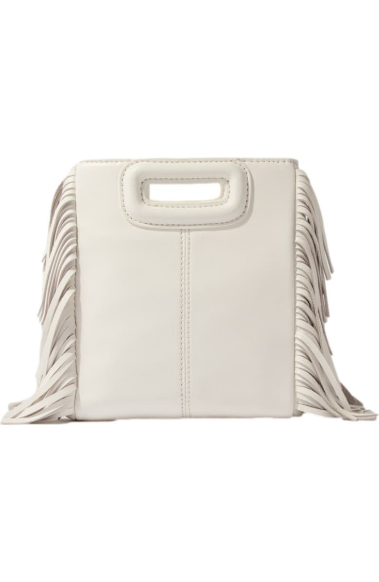 maje M mini leather bag with diamantés, Alternate, color,