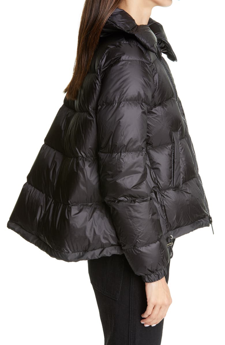 Sacai Flare Back Puffer Jacket, Alternate, color,