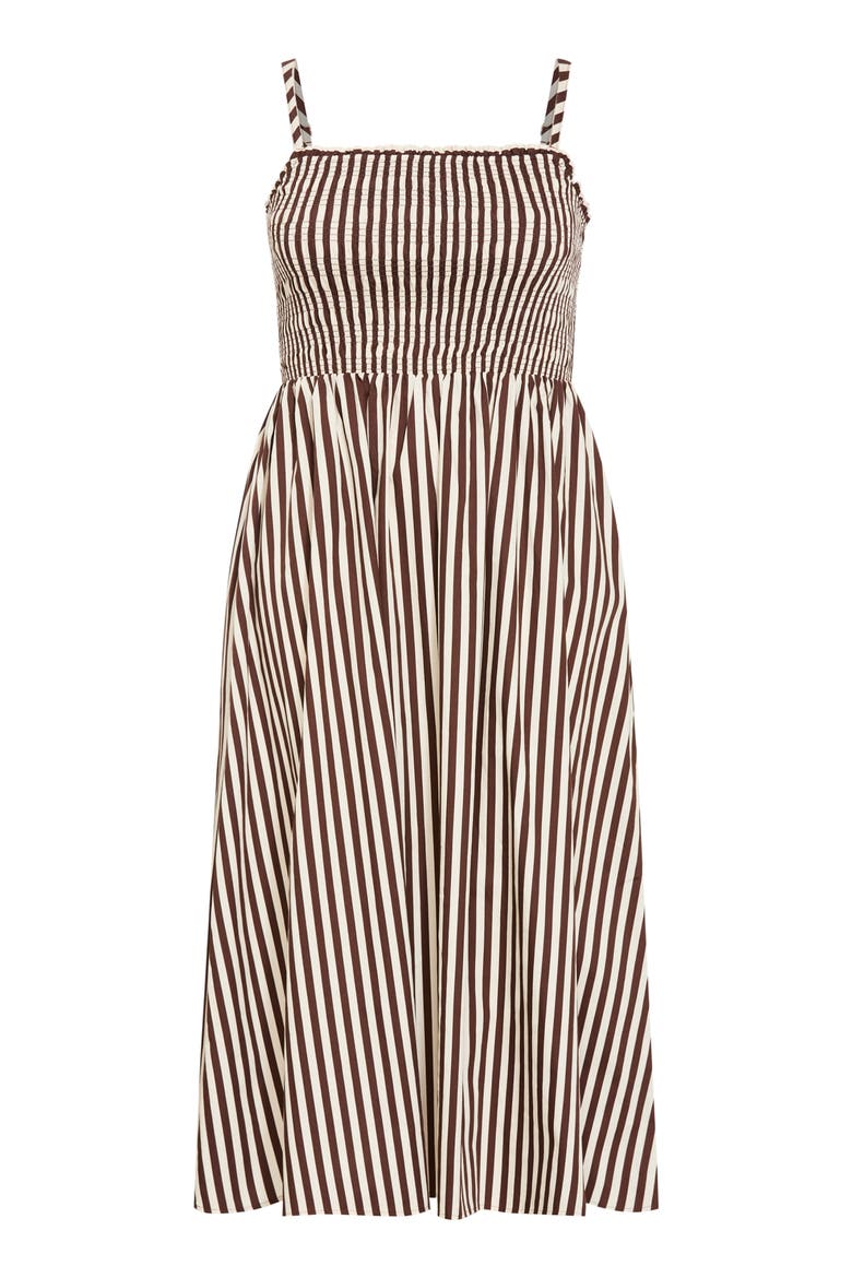 Jolie Maxi Dress, Alternate, color, CHOCOLATE STRIPE