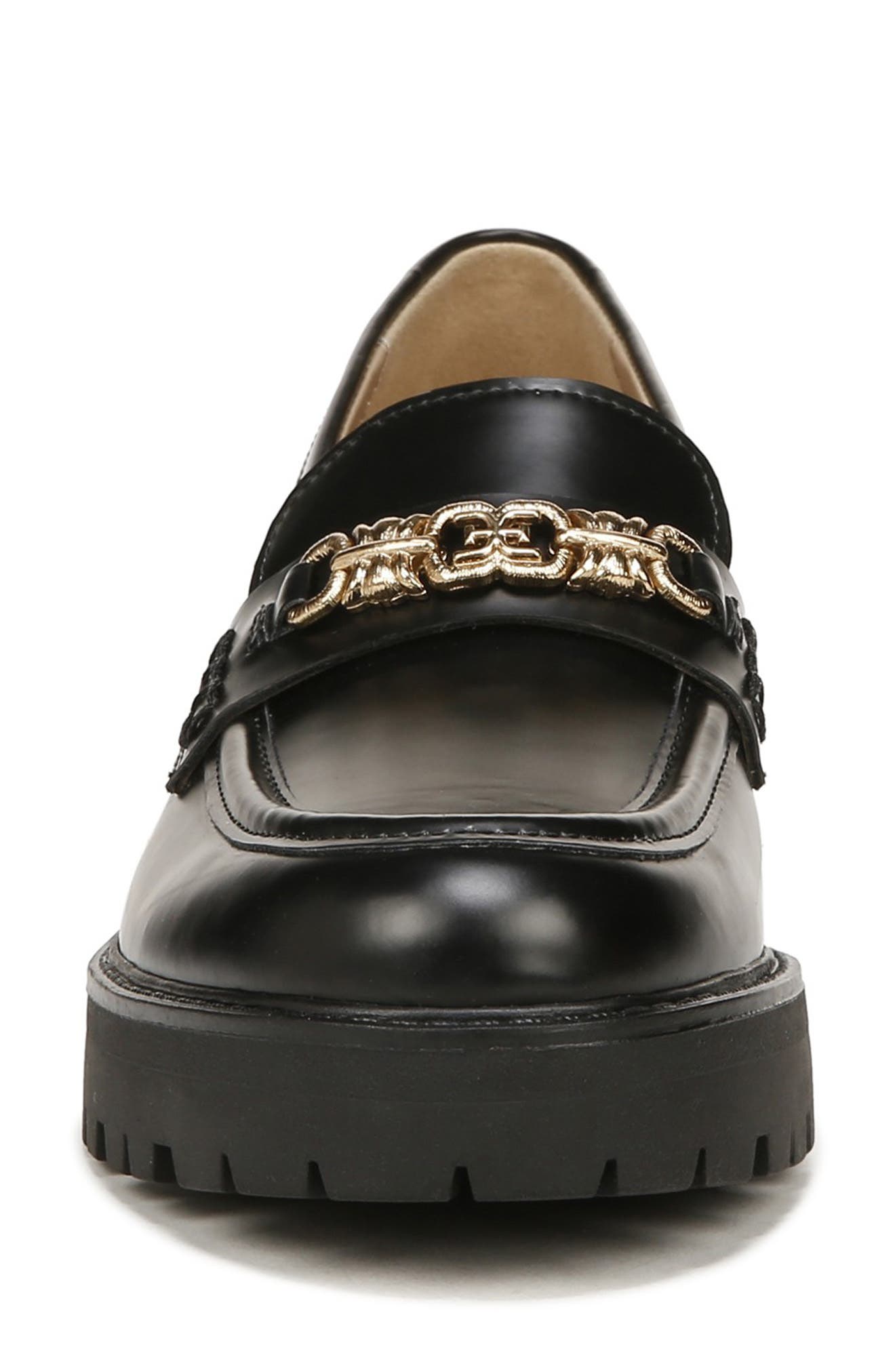 Teo Lug Loafer, Alternate, color, BLACK