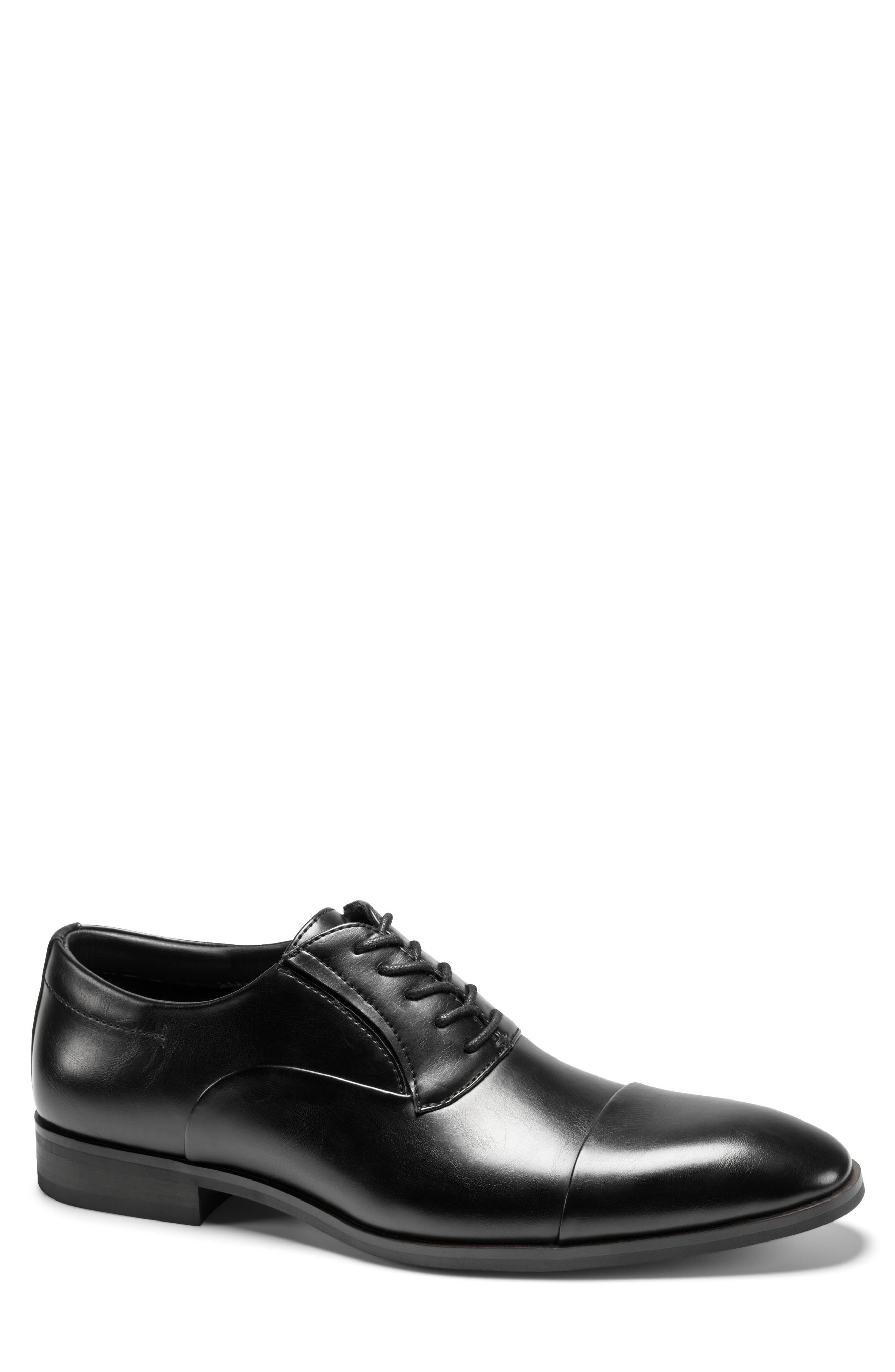 Kenneth Cole Reaction Heath Cap Toe Oxford, Main, color, Black