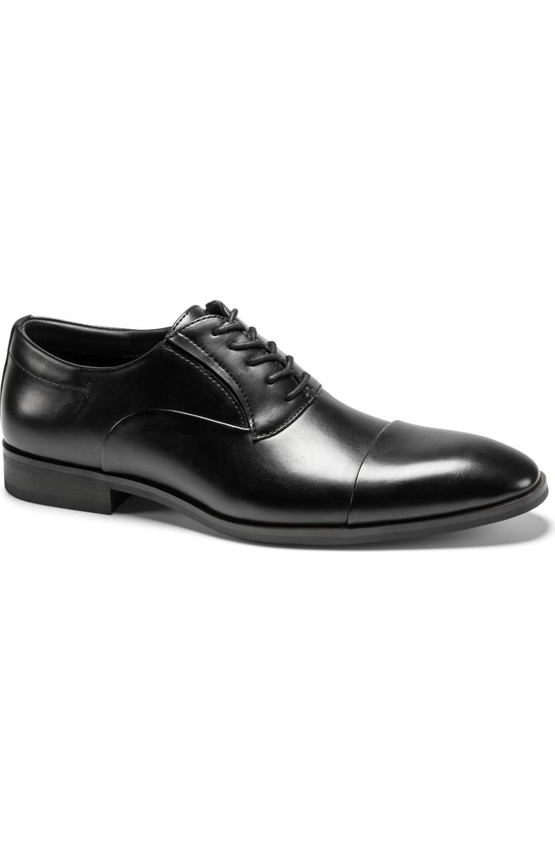 Kenneth Cole Reaction Heath Cap Toe Oxford, Main, color, Black