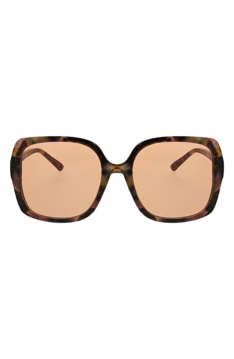 54mm Oversized Square Sunglasses