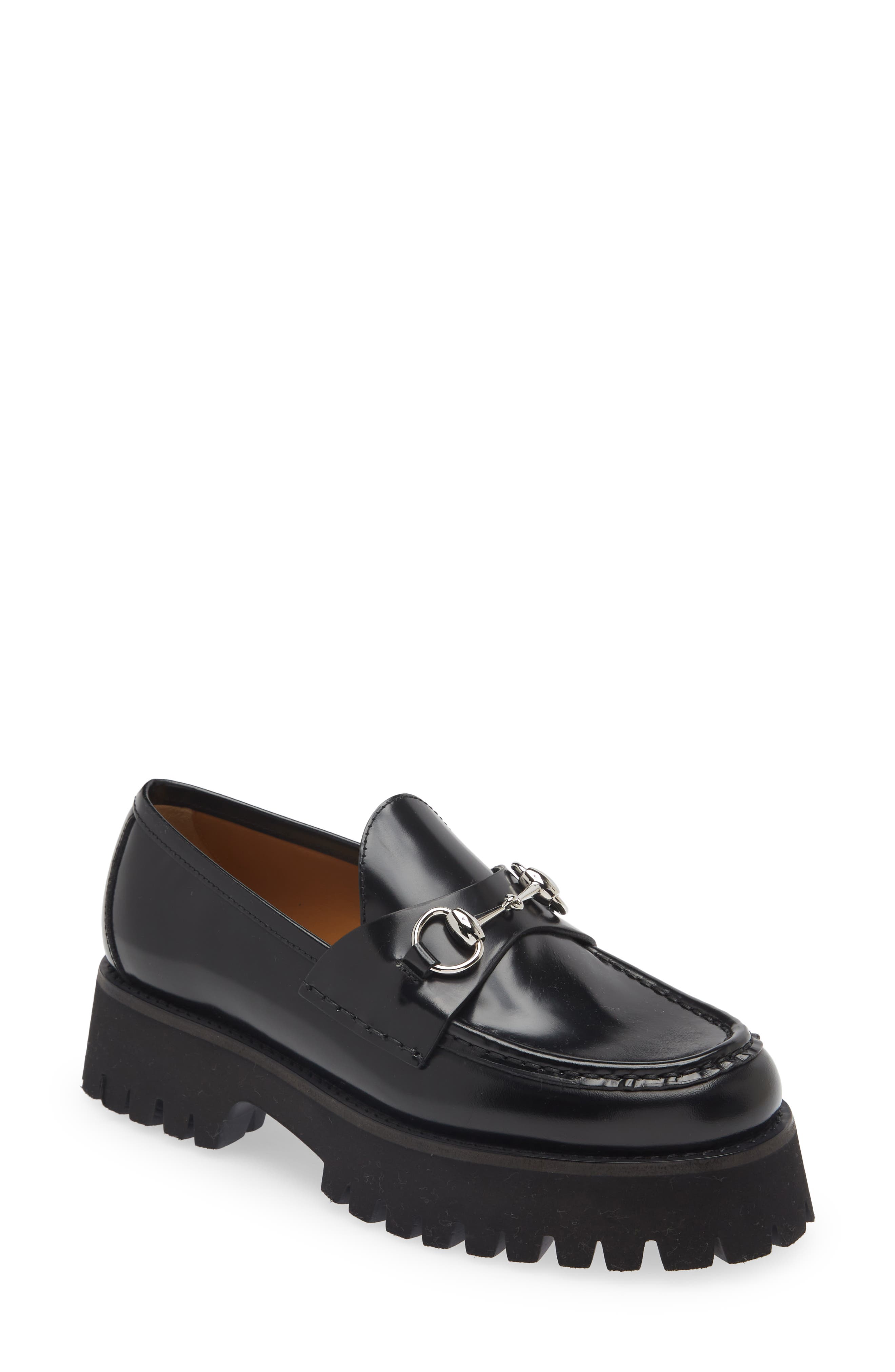 Gucci Sylke Horsebit Platform Loafer, Main, color, 