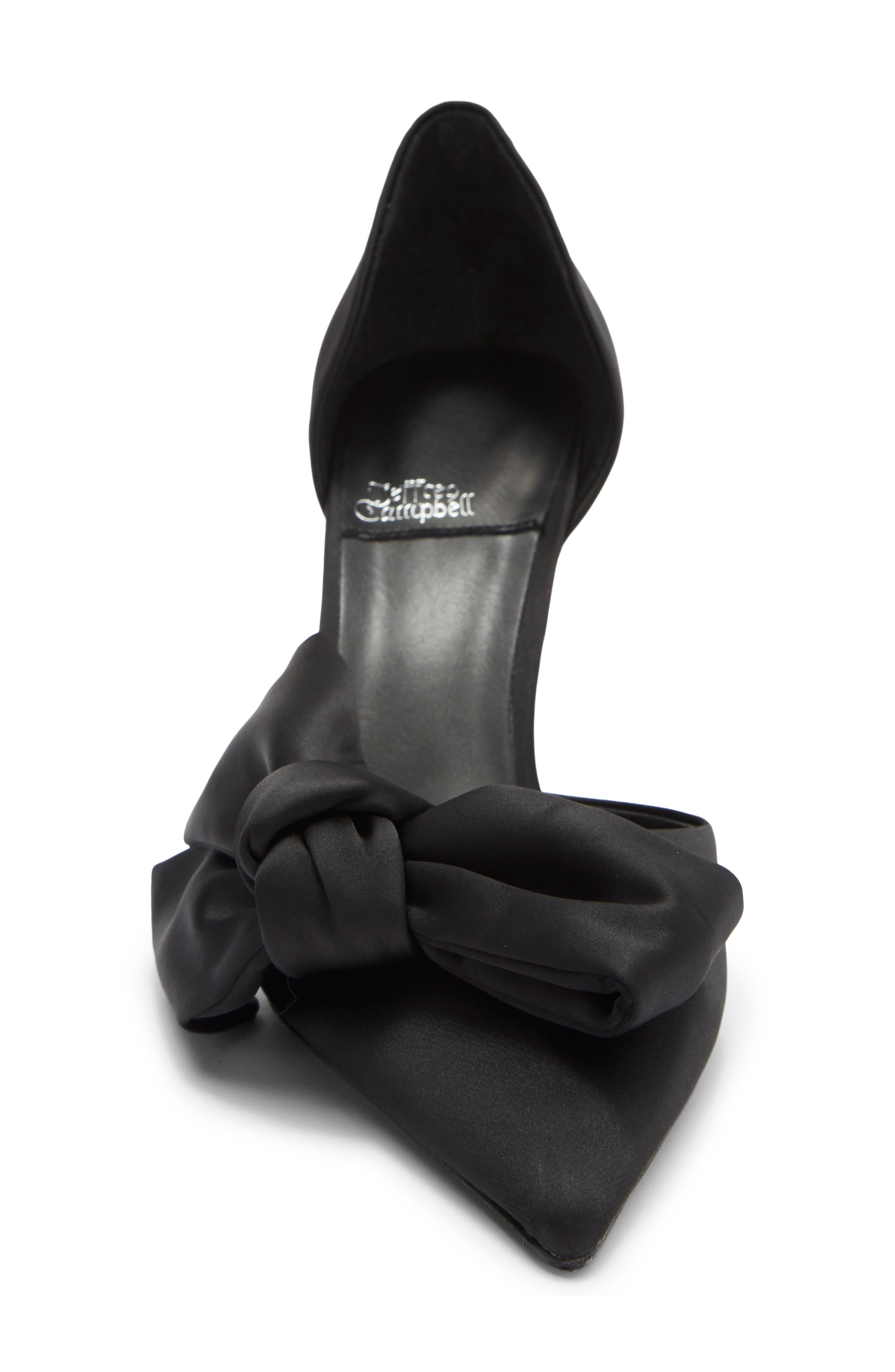 Tiff Pointed Toe Pump, Alternate, color, BLACK SATIN