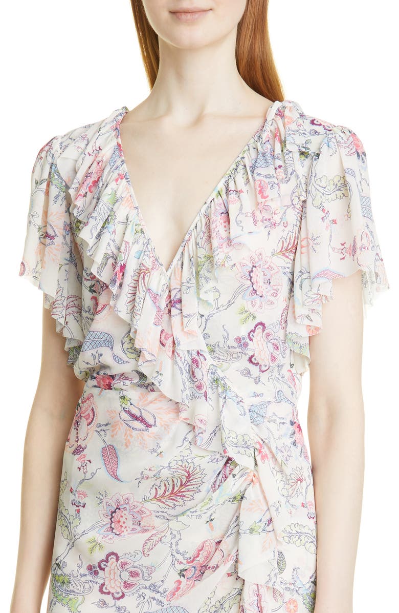 Cinq à Sept Sheilla Midi Dress, Alternate, color, 